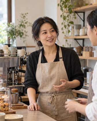 经营咖啡馆的经营者