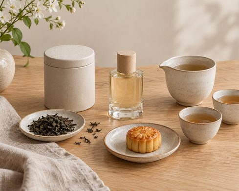 节气上新的茶、香、点心和器物
