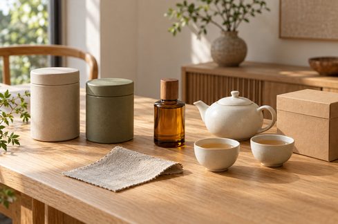 总部供货的茶、香和器物